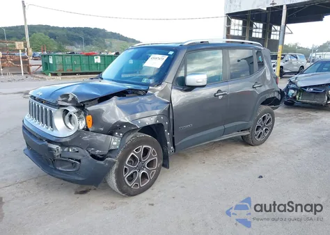 2016 Jeep Renegade Limited from USA, damaged, VIN ZACCJBDT4GPC86515